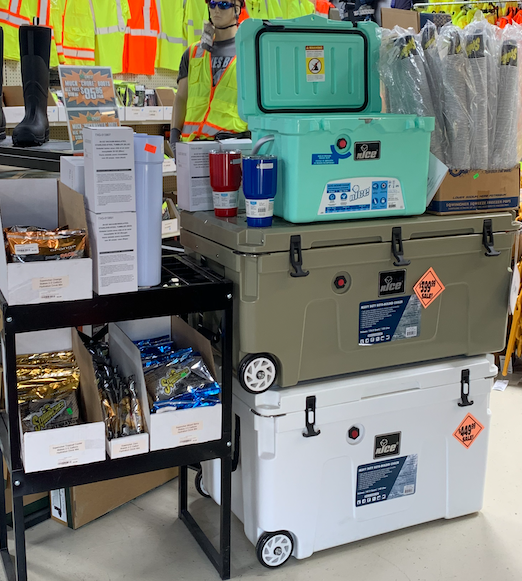 MWULincoln's tweet photo. This has been a HOT week, don't forget to be safe in the heat! Let Midwest Unlimited help to keep you and your crew safe and healthy. https://t.co/6lJhSUJEQT #Ergodyne #NICEcoolers #squenchers #overtimehydration #OSHA #MidwestUnlimited https://t.co/Tk3H2eUEza