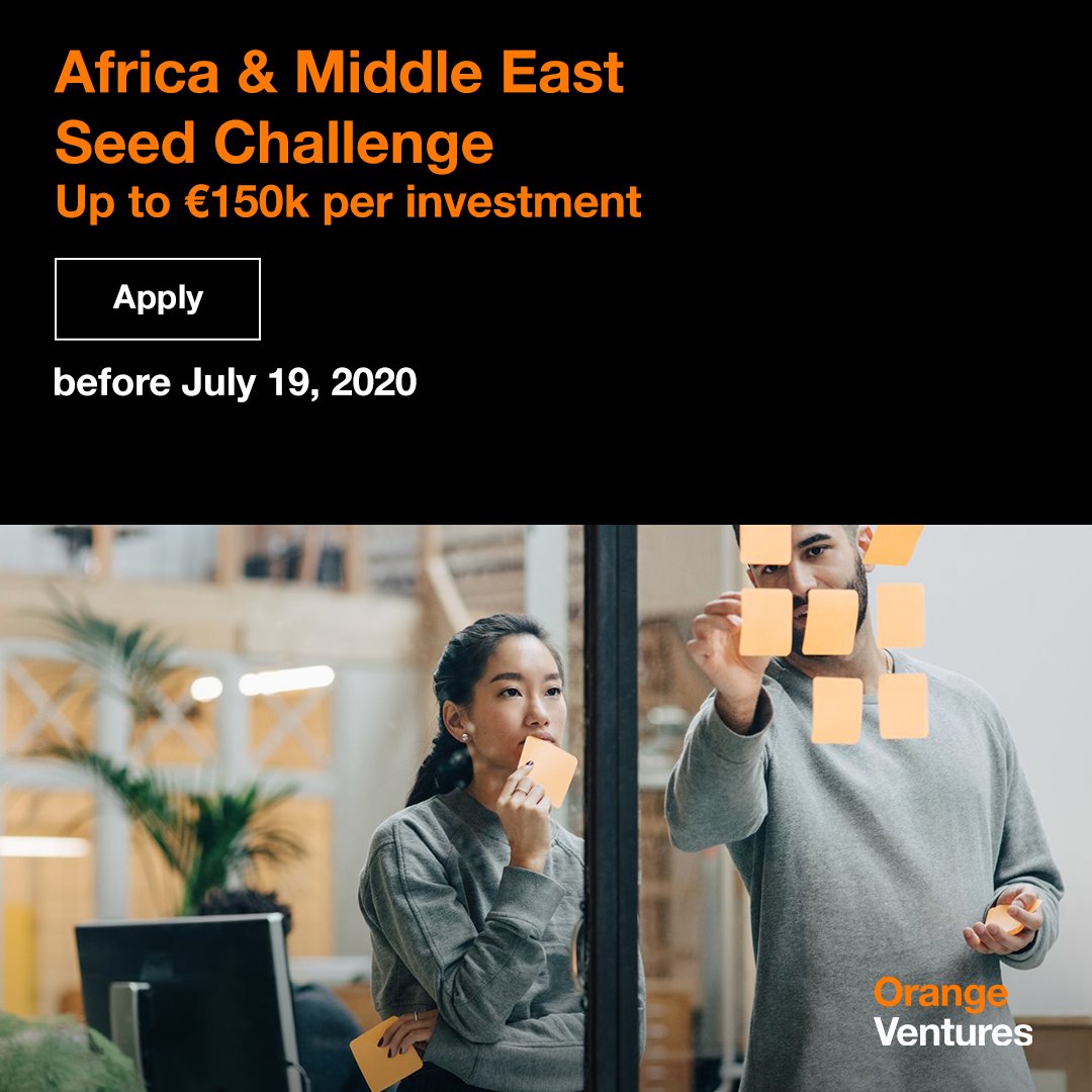 619Factory's tweet image. | Funding Opportunity | 💰
Middle East &amp;amp; Africa Seed Challenge is a call for candidates to submit applications for seed investments from 50k€ up to 150k€.

Application deadline: July 19th
Link: ventures.orange.com/mea/