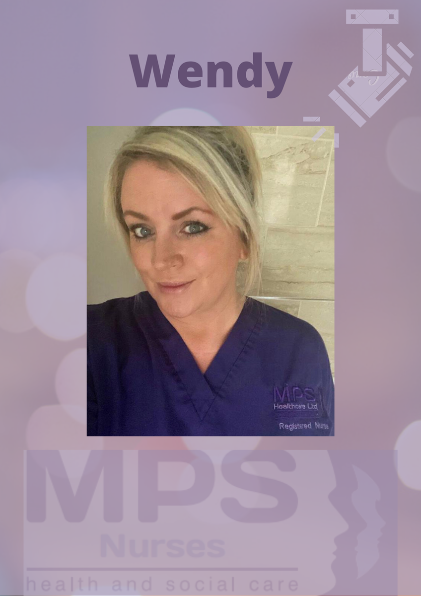 MPSHealthcare's tweet photo. Time to shine the light on another of our incredible nurses in our 'Spotlight Series'. 
Today the spotlight is on Wendy 💜
Enjoy reading her experiences &amp; how she has coped. 
We want to say a great big thank you for everything Wendy 💜
#SpotlightSeries #MPSNurses #Wendy #NRecW https://t.co/P6gIFdkYKu