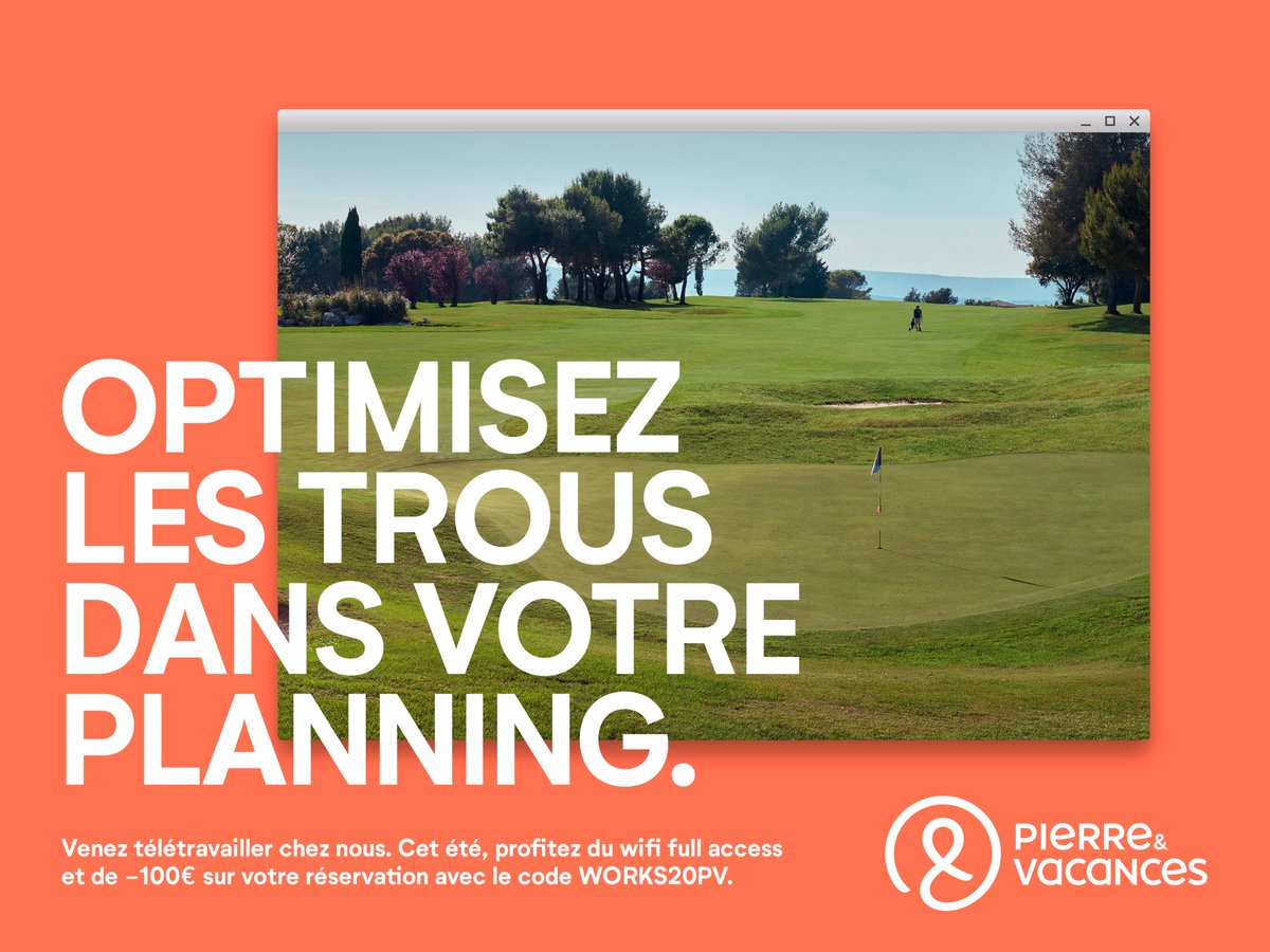 laReclame's tweet photo. L’offre télétravail de @pierre_vacances pour cet été.

Une campagne signée @ROSAPARK_agency.

(un code promo se cache sur chaque visuel) https://t.co/XgfAbRN8ia