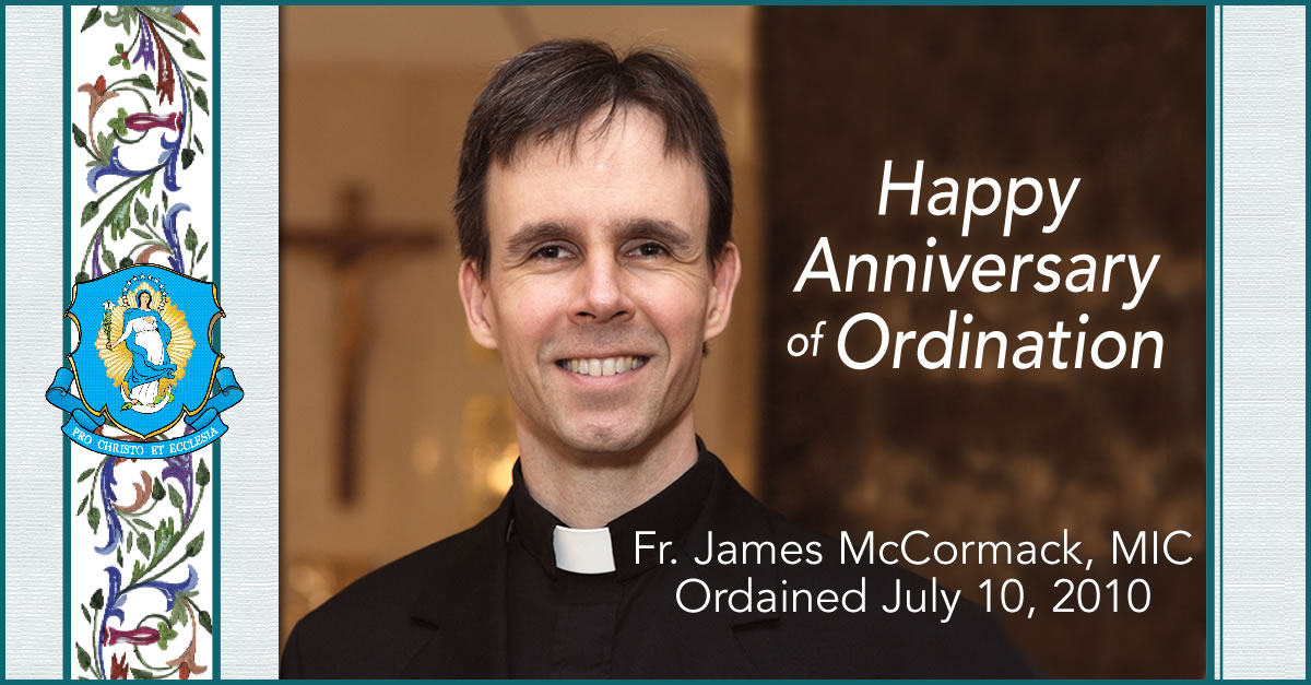 MarianHelper's tweet photo. Happy Anniversary of Ordination to Fr. Jim McCormack, MIC! He is currently serving as Novice Master, Prefect of Formation, and House Superior at the Marian House of Studies in Washington, D.C. https://t.co/DvPADmoKk9