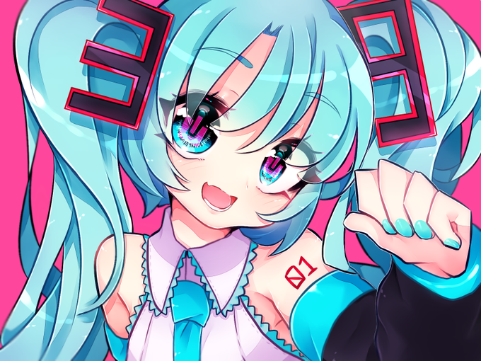こんばんみーく
#初音ミク
#VOCALOID
#HatsuneMiku 