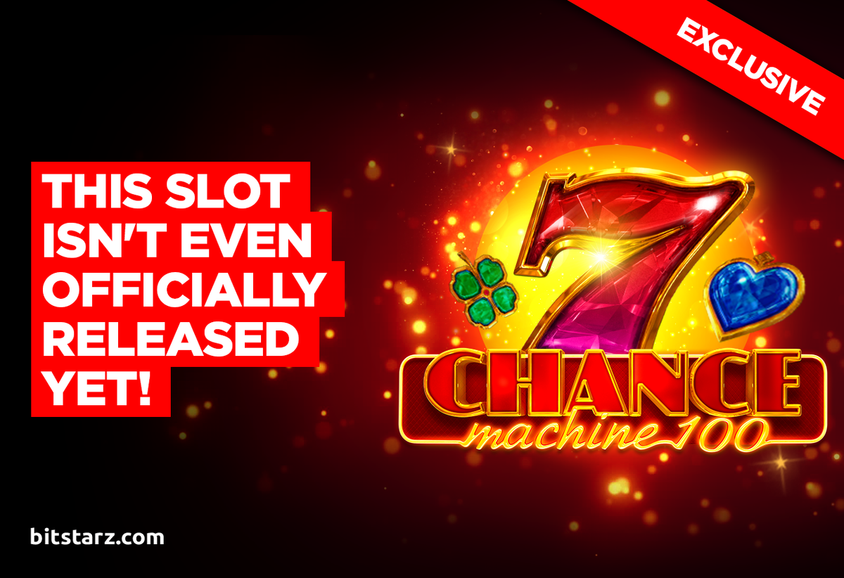 bitstarz's tweet photo. Play the Pre-Released Chance Machine 100 #Slot at BitStarz! https://t.co/gAJMXyGXIx @EndorphinaGames #BitStarz #ChanceMachine100 #OnlineSlots #SlotGames #OnlineCasino #BitcoinCasino #GameGuide https://t.co/dpTB66bPbi