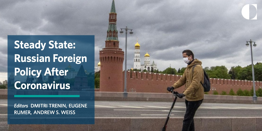 7: The strategic landscape for Russia is likely to be less favorable. Learn more about Russian foreign policy after the  #CoronavirusPandemic in  @CarnegieRussia's essay collection. http://ceip.org/p-81890&nbsp;