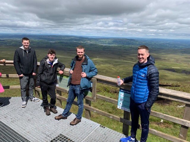 FOutlooks's tweet photo. Yesterday some of our young people wanted to enjoy a local tourist attraction &amp; complete the Cuilcagh Boardwalk. Their plan for this summer is to enjoy as many outdoor Fermanagh attractions as possible 😀👏 @ruralaction_ni @FundforIreland https://t.co/7bVYnxagsz