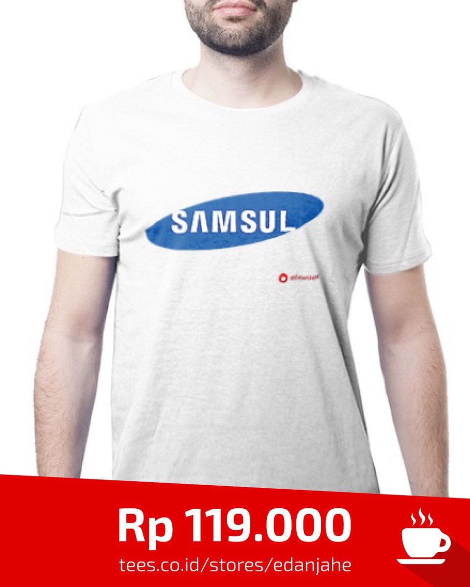 edanjahe_id's tweet photo. Kaos Samsul: Rp 119rb buat wanita dan pria, semua ukuran dan warna berbeda2 di https://t.co/GQx94TiB9O #edanjahe #kaos #plesetan #kaoslucu #kocak #humor #kaoslucu #kaoskocak #samsul #syamsul https://t.co/eDXo5vx3Ii