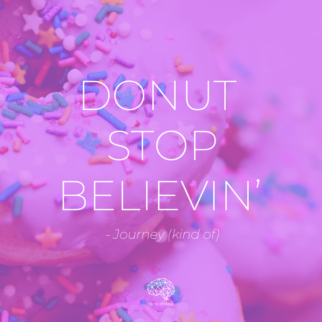 _workofmind's tweet photo. ๐ถDonโt stop believinโ, hold on to that (Friday) feelinโ๐ถ Embrace and enjoy a craving, be silly, listen to cheesy (but excellent) songs. Live in the moment. We made it through the week, after all. ๐ฉ#treatyourself #mindfulness #balance #fridayfeeling #workofmind #๐ง #๐ https://t.co/IZeMebD3HW