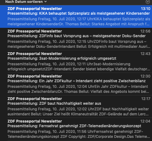 Hach, erfolgreich sein wie die ZDF-Senderfamilie …