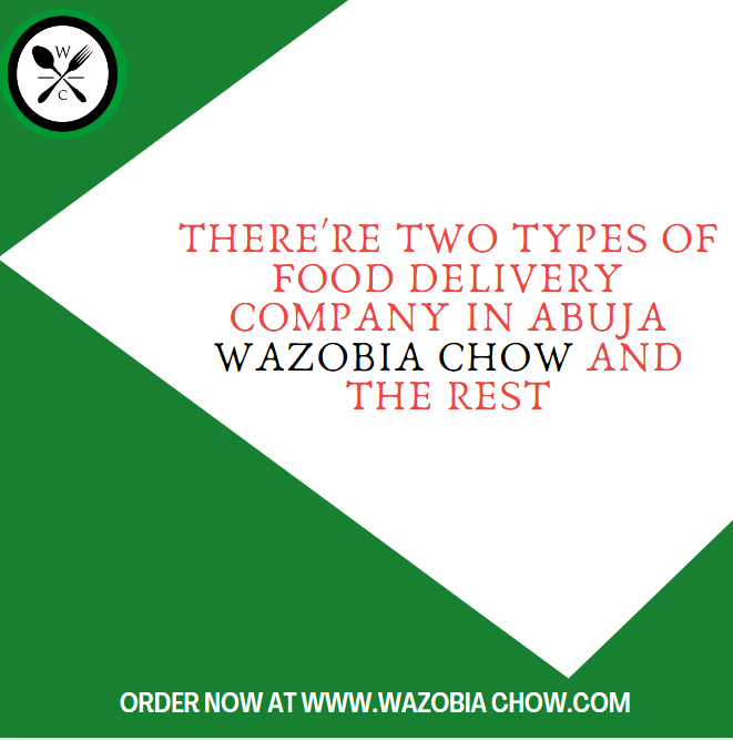 WazobiaChow's tweet photo. There are two types of food delivery company in Abuja, WazobiaChow and the rest.
Order Now At https://t.co/OqW5xG5jf1

#AbujaFoods #AbujaBigMen #AbujaEatery #AbujaRestaurants #AbujaKitchen #FoodieGram #FoodBeast #FoodPorn #InstagramDaily #InstaFood #Food #WazobiaChow https://t.co/pbmPvLTBc0