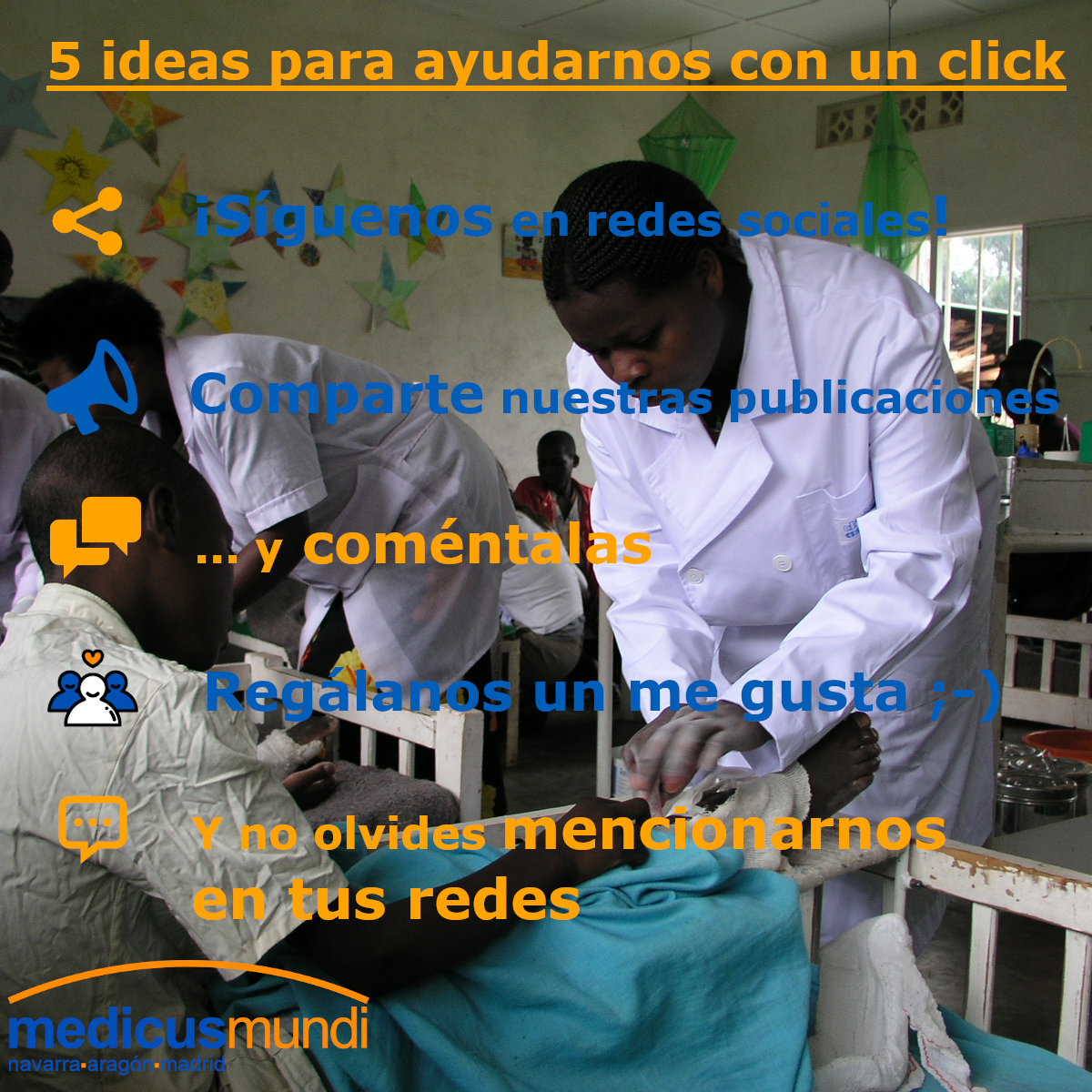 medicusmundinam's tweet photo. 🚩5 ideas para ayudarnos a un golpe de click 😀 https://t.co/Q9HfOMrU6z