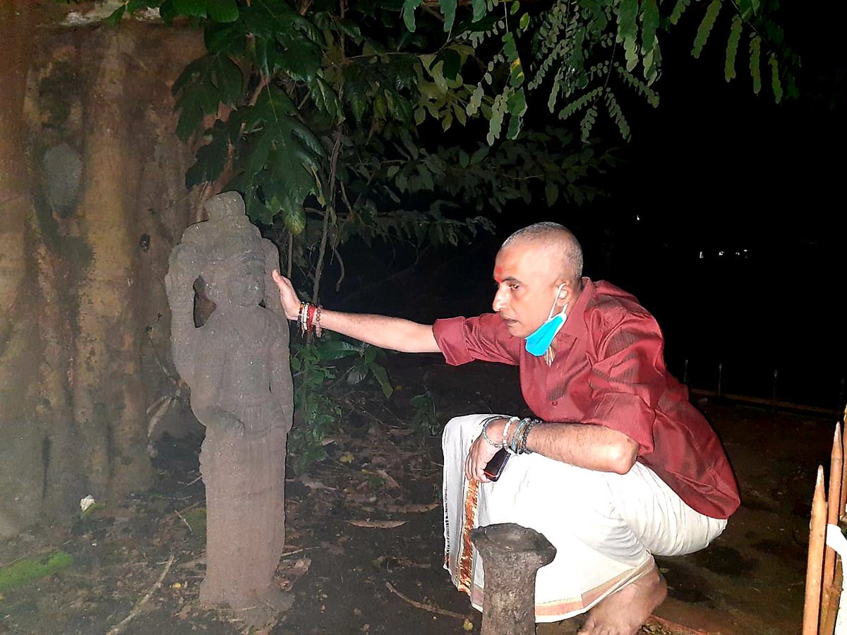 Kerala communist demolished a temple thrown out the deity of Maha vishnu and occupied 2.66 acres of temple property. Deity is now kept in front of another temple. Filed case before the High court to throw the communists out of the temple land and re install the deity.