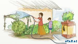 Life at home simple happy and uncompliated