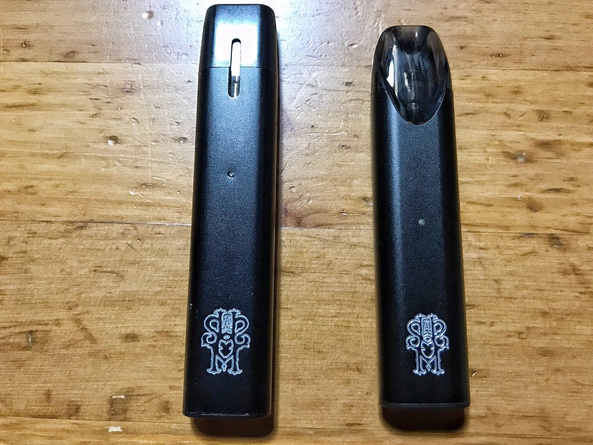 gotosun1538's tweet photo. 旧→新　ちっさくなったね。
podのニコチン濃度なんmgやったかな？
pod久々すぎて忘却。とりあえず20mgで作ってみよ

#asmodas #flow #pyke #pod https://t.co/t6zMFwBn7j