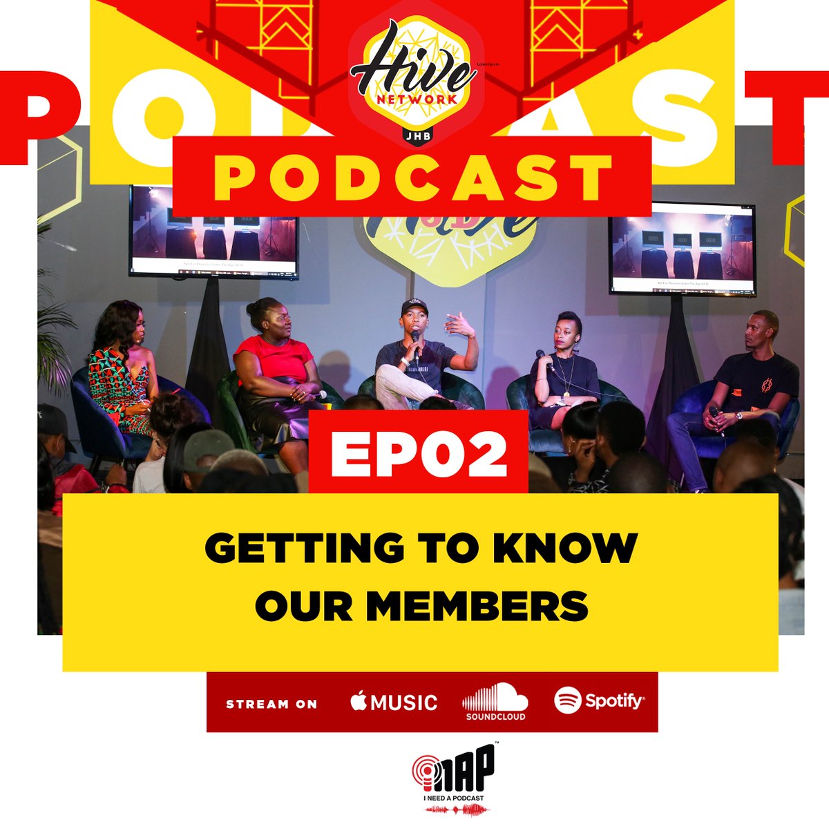 hivejoburg's tweet photo. Episode 2 of the Hive Network Podcast is live. Stream it now to find out more about some of our member businesses and how we’ve helped to improve them. #TogetherForTheWin - https://t.co/mVxlJOw0Pb https://t.co/QD07kvenh9
