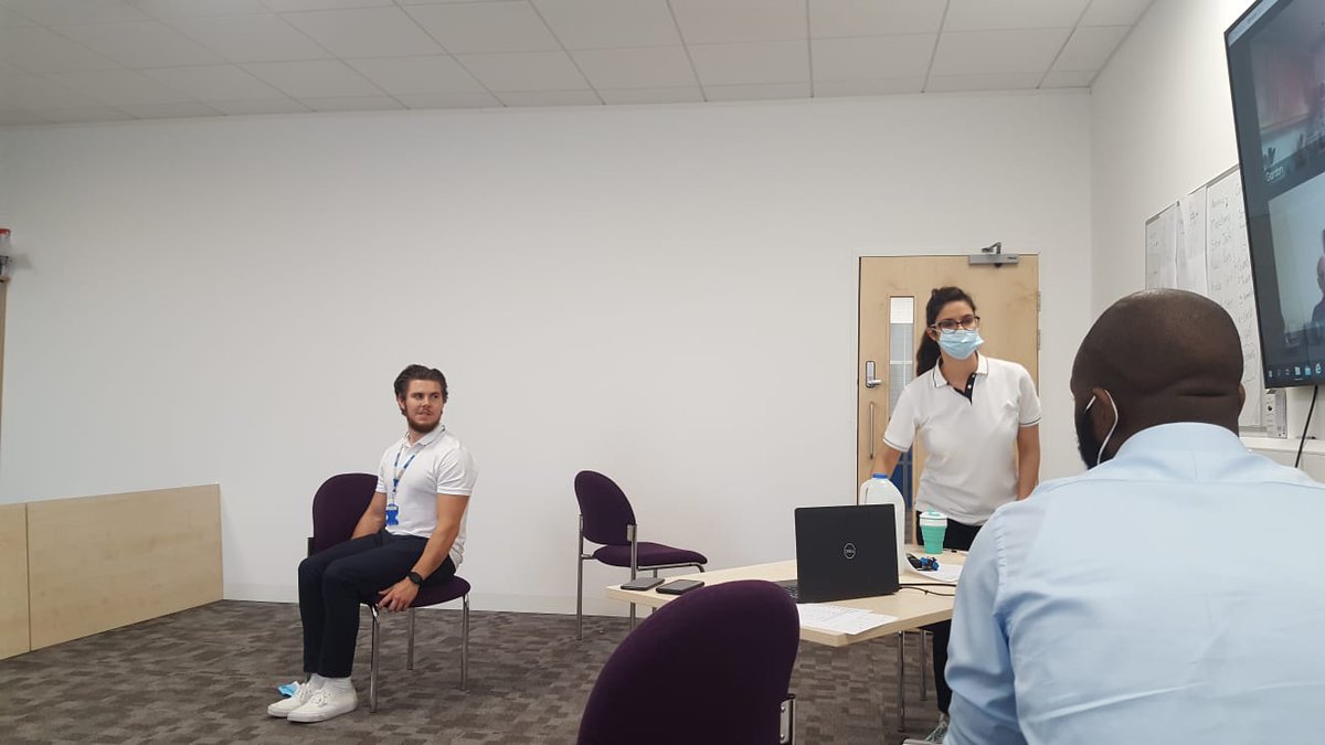 1st session of virtual PR - real time class. Total success! Great feedback from patients - it was safe and clinically effective. The planning paid off.
#greatteamwork
<a href="/BTSrespiratory/">British Thoracic Society (BTS)</a> 
@KMiddletonCSP 
@NACAPaudit
<a href="/londonprnetwork/">LondonPRNetwork</a>