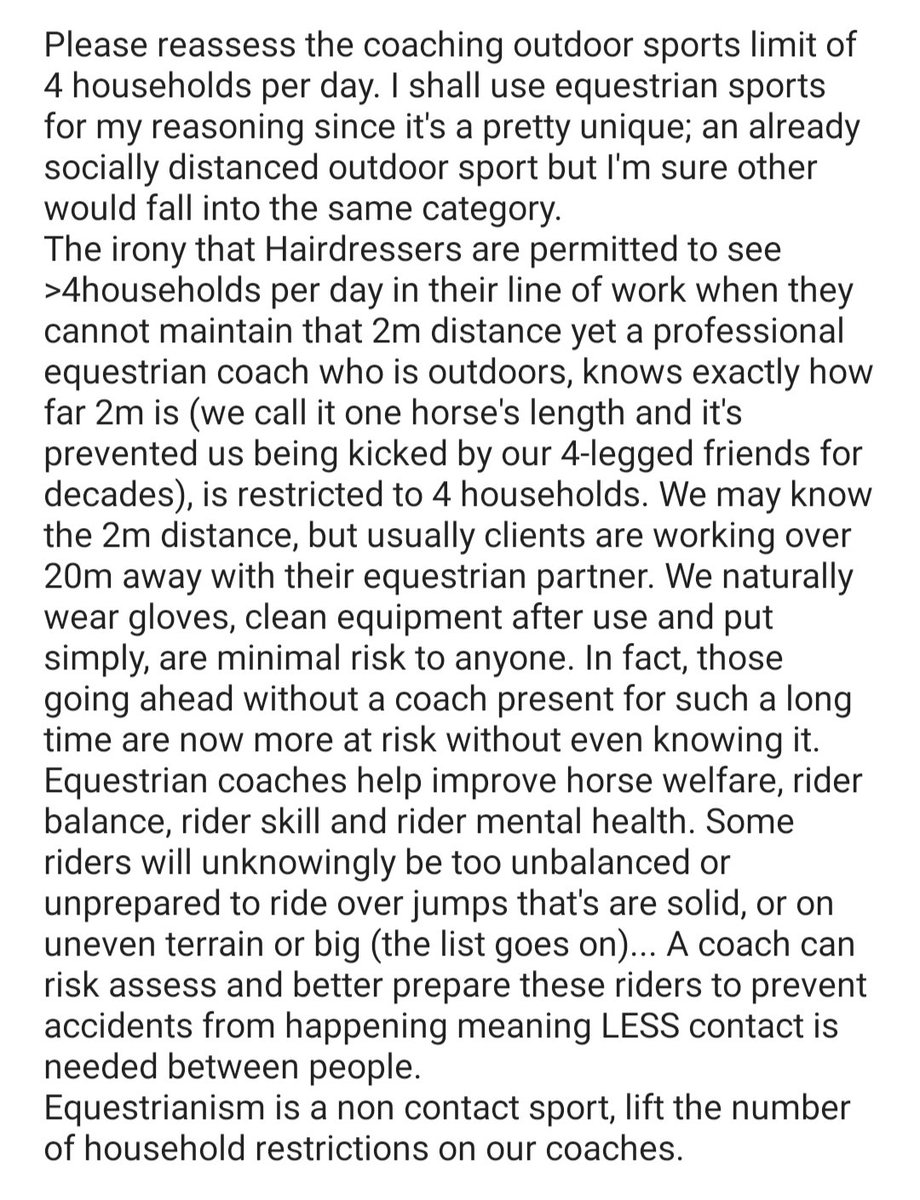 physimatician's tweet photo. @scotgov @NicolaSturgeon @NicolaSturgeon please specify the rules for non contact outdoor sports and allow coaches to do their job with more than 4 households per day. Reasoning is outlined below https://t.co/eDDM3t3S9E