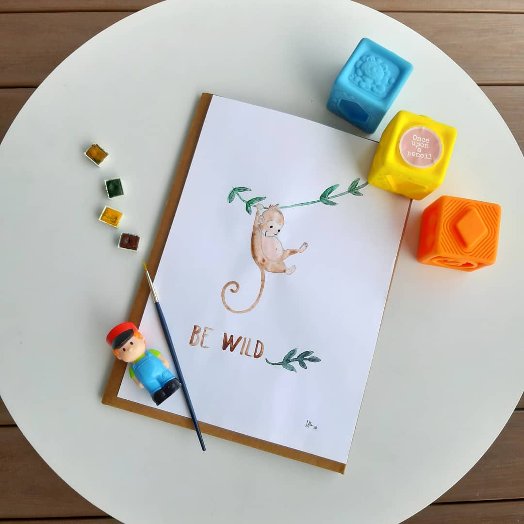 onceuponapencil's tweet photo. 🐒 B E   W I L D 🐒
#onceuponapencil #decor #deco #decoration #babydecoration #babywatercolor #babyroom #bebe #laminasinfantiles #decobaby #ilustracion #illustration #babyillustration #regalosbebe #babydecoroom #littleuniverse #gowiththeflow #littleexplorer #dreambiglittleone https://t.co/2BlreMsArV