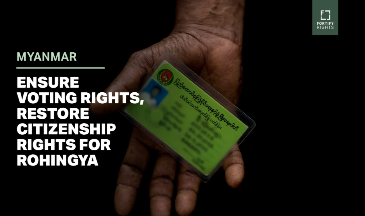 john_hq3's tweet photo. Thread: #Myanmar should ensure all #Rohingya—including refugees in #Bangladesh—have the right to vote. Our team interviewed dozens of refugees. See @FortifyRights news release in English, Burmese, and Rohingya audio. 

 https://t.co/xXfrIMRt7Z https://t.co/mcM1Uvyyis