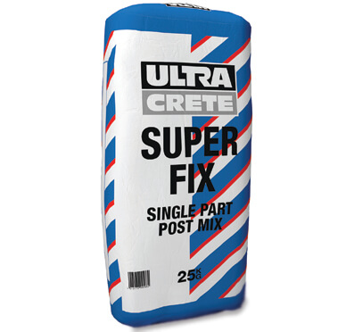 Ultracrete_UK's tweet photo. #InStockNow Super Fix is designed for the installation of light duty posts, fences and poles. This single part post mix is pre-blended for #easyuse and has a #rapidsetting time of 15 minutes https://t.co/yXEK0DY8jh