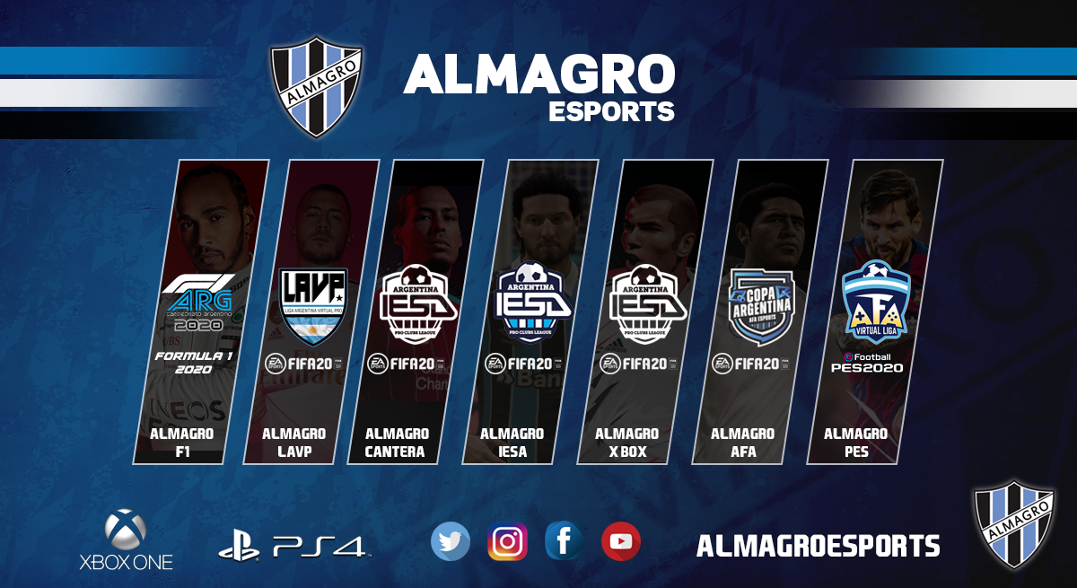 AlmagroeSports's tweet photo. Nuestra victoria como eSport esta en la expansión en la que trabajamos día a día en las distintas plataformas.
Agradecemos a todos los jugadores que forman parte de esta gran familia.
#ALMAGROESPORTS
#FIFA20
#PES2020
#F12020GAME
Y vamos por mas ... https://t.co/RlcX1S4Jhn