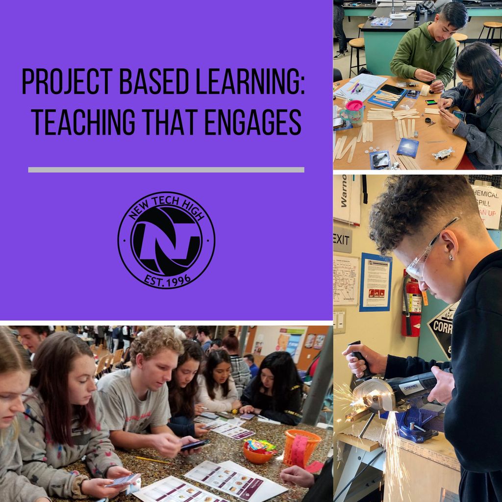 NewTechHigh's tweet photo. Project Based Learning engages students in building the skills they need to succeed in an ever changing world.
#teachingthatengages #newtechhigh #PBL https://t.co/qokNVGwwa7