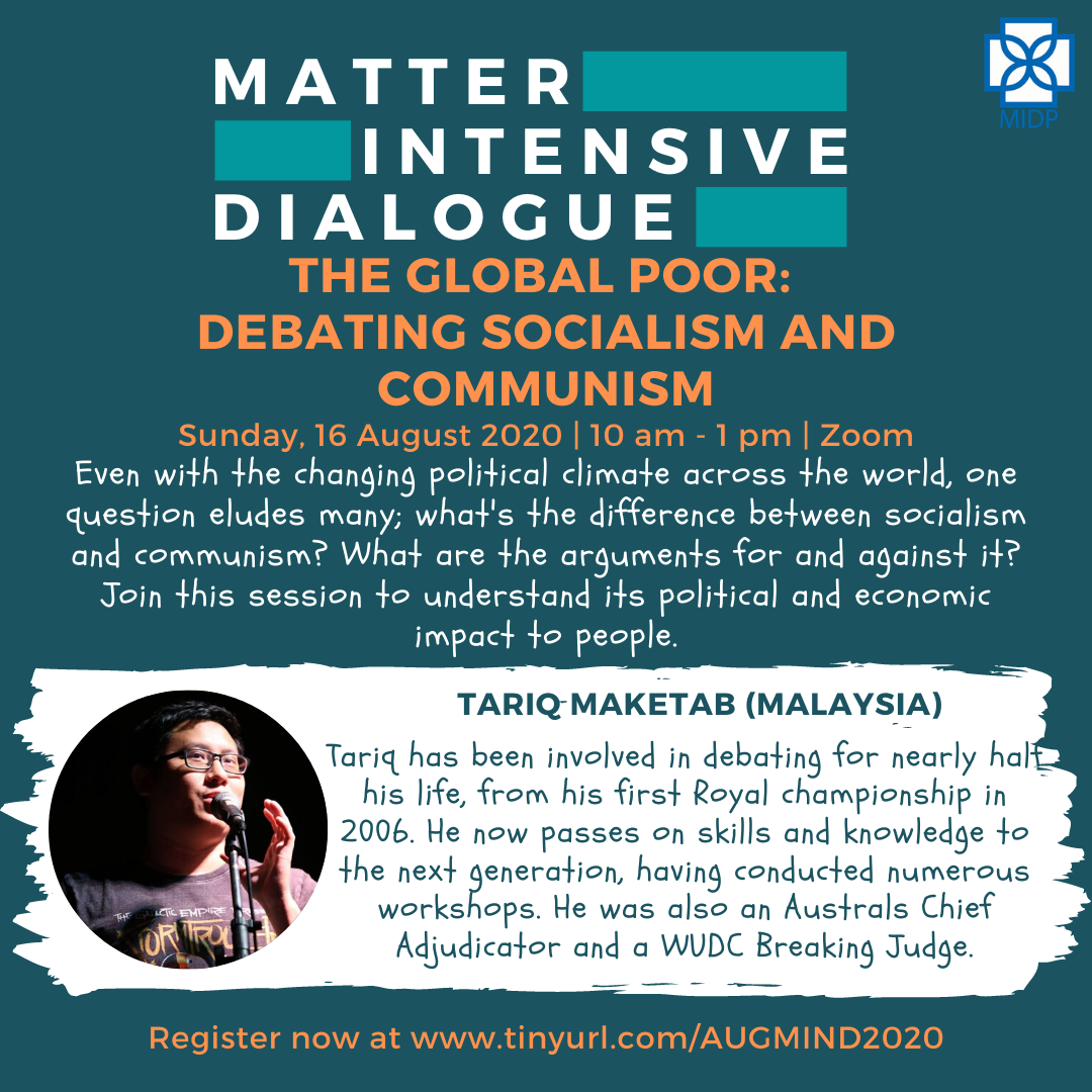 MIDPToday's tweet photo. Are you a budding debater who wants to matter-load on important issues around the world? No time to do hours and hours of research in the middle of online classes and assignments? 
MIND is back! Register now for Matter Intensive Dialogue (MIND) at https://t.co/namJ8fn4mC https://t.co/epTVFmKAgd