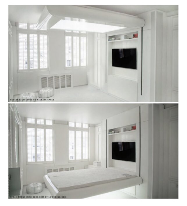 Hounslow council refused permission for this stack of boxes in 2015 (note the bed comes down from the ceiling). The developer appealed and the council’s decision was overturned.These are just 20m². You’ll be seeing a lot more of this soon if ministers get their way