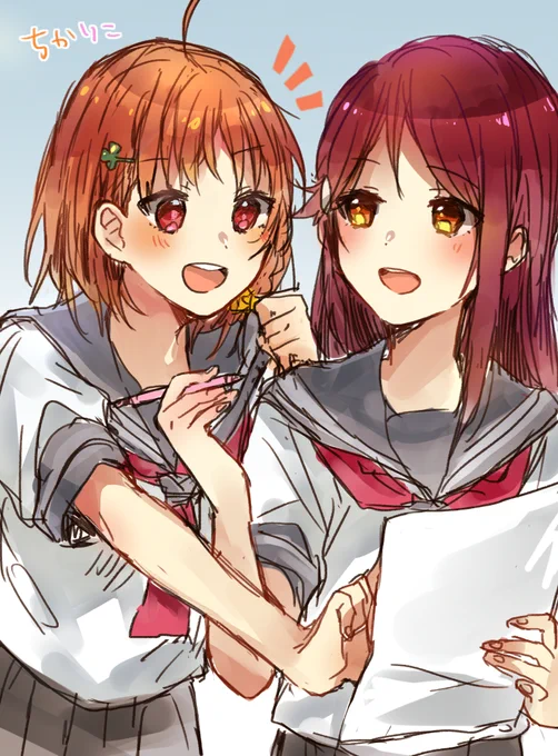 推してるのにあんまり描かないカプ
ちかりこちゃん?? 