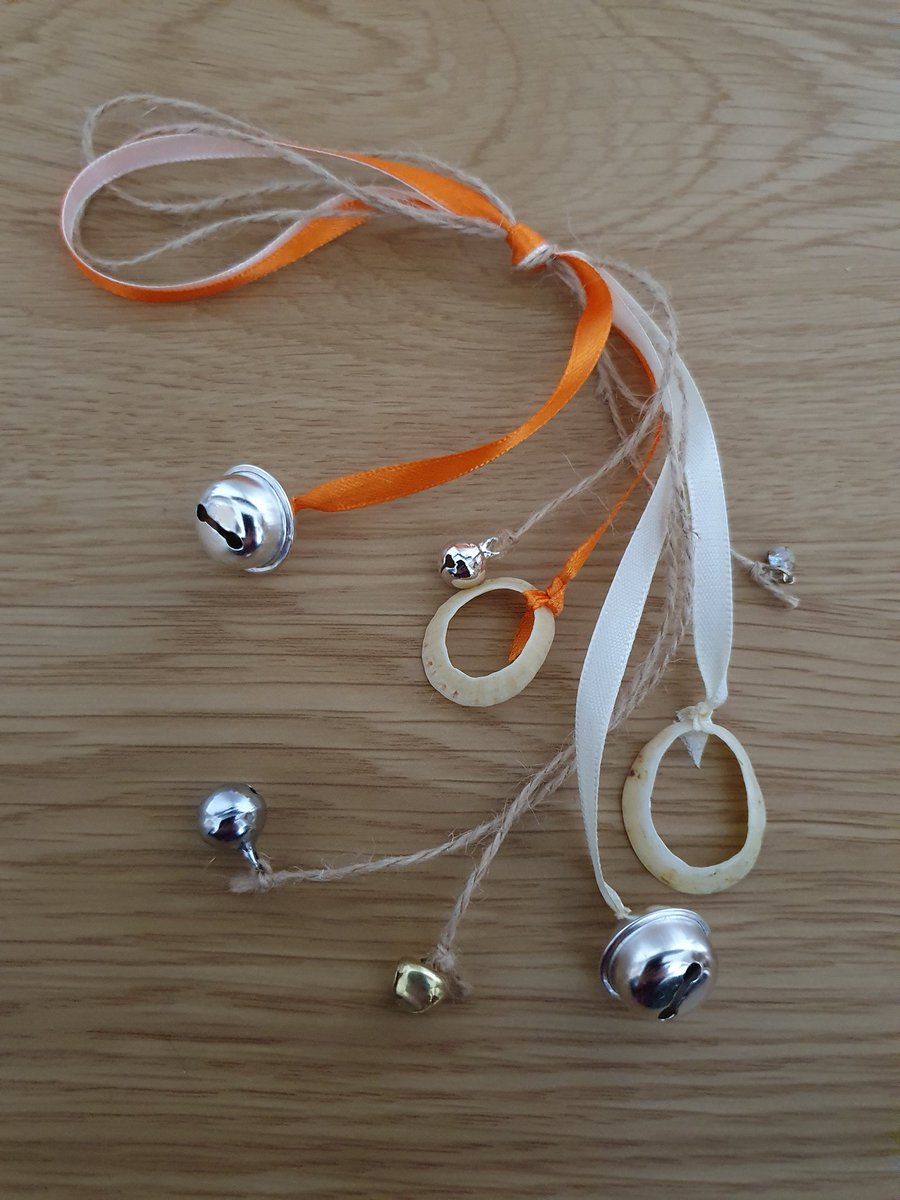 wildseawitch's tweet photo. Just for the sea witch .... witch bells with seashells #pagan #witchstyle #witchbells #protectioncharm #EarlyBiz #shopindie #smallbiz #orange #FridayThoughts almost sold out ... just two available on @Etsy or on @eBay https://t.co/4y6In0b1S4
