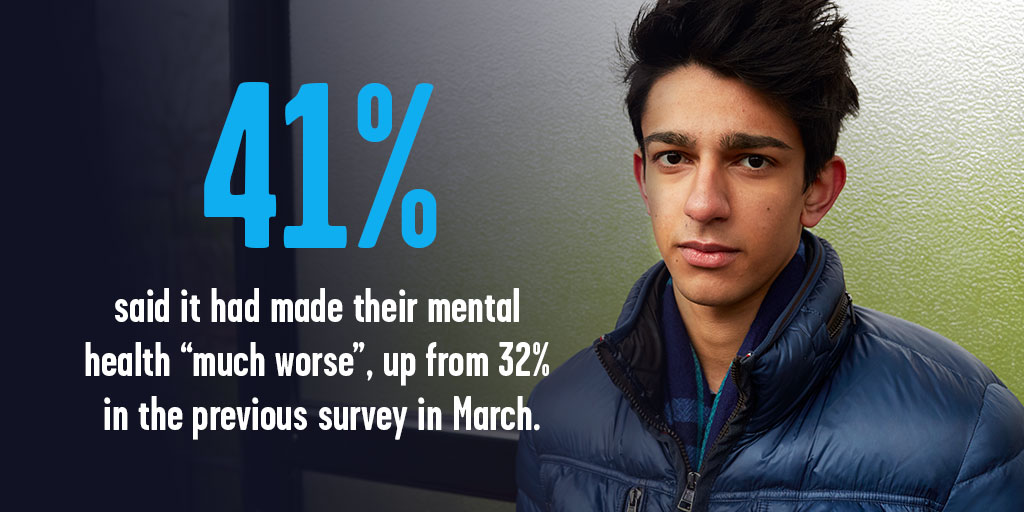 “My level of care was suddenly cut off and I was told counselling services were further delayed because of lockdown. I did not feel able to go to A&E or anything because of the virus.”