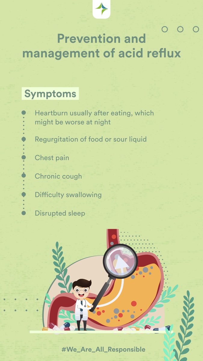 DHA_Dubai's tweet photo. Prevention and management of acid reflux 

#we_are_all_responsible https://t.co/oXPUApuVFs