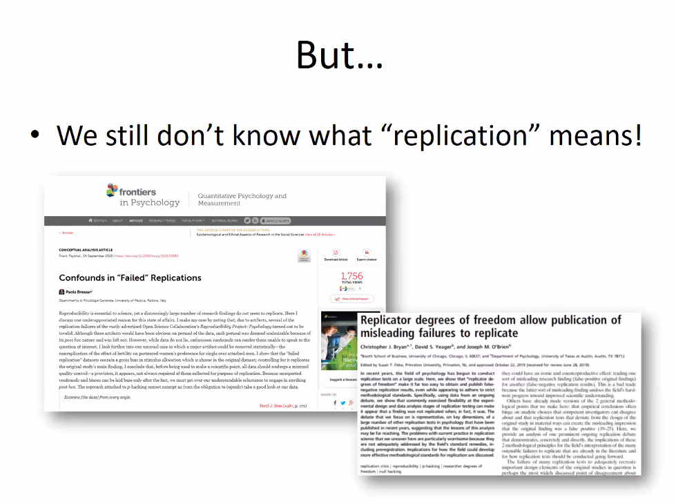 But how do we define a successful or a failed replication?  @massimo006  #TORW2020