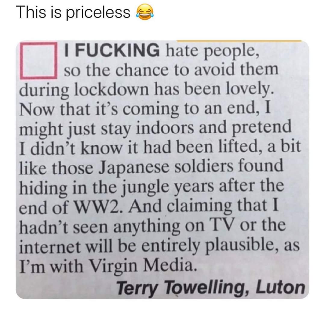 Louise_Edmonds1's tweet photo. 🤣 #lockdown https://t.co/2sx9NhgavX