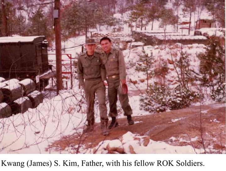 "He retired from the Army as a Colonel and then immigrated to California, United States with his wife, 2 daughters and 2 sons. His son, Kwang S. Kim, also served in the ROK Army. He was in the Signal Corps at a supporting BN for ROK HQ in Yongsan. He was honorably discharged...