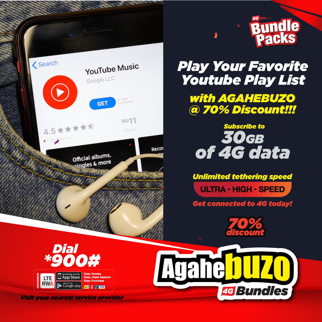 4Gsquare's tweet photo. #featurefriday
#Rock the week away in #style with a 70% data discount on 30GB of 4G data plus unlimited tethering speed valid for 30 days. 🤗

#Agahebuzo #StaySafeRwOT #4Gforall #4GBundlePacks https://t.co/Mi6HxMvM5p