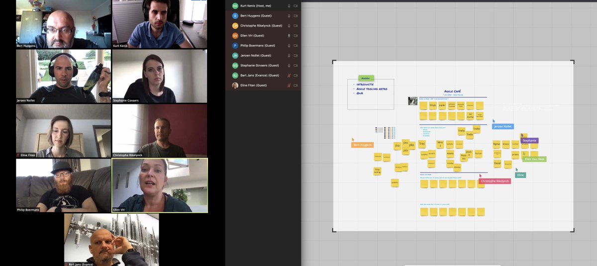 bewirebe's tweet photo. Gisterenavond wisselden we relevante tips&amp;tricks uit tijdens het 'Agile Café'. Digitaal tooghangen in het kader van kennisdeling in verband met tooling. Leerrijk en plezant! ☝️ https://t.co/B7j8rJO5Oy