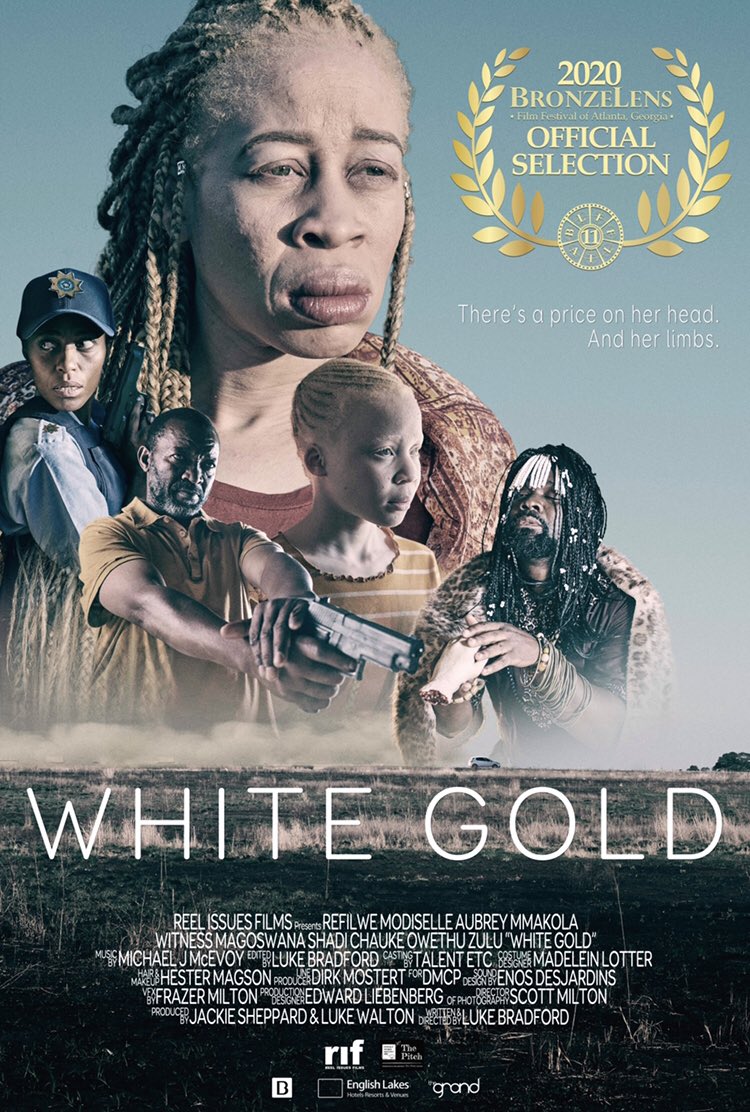 Our 2nd Oscar qualifying festival! Thank you to @bronzelens for selecting White Gold. We are honoured to play a part in your Atlanta festival!  #bronzelens #filmfestival #albinism #thepitchwhitegold <a href="/vanillablaq/">Refilwe Modiselle</a>