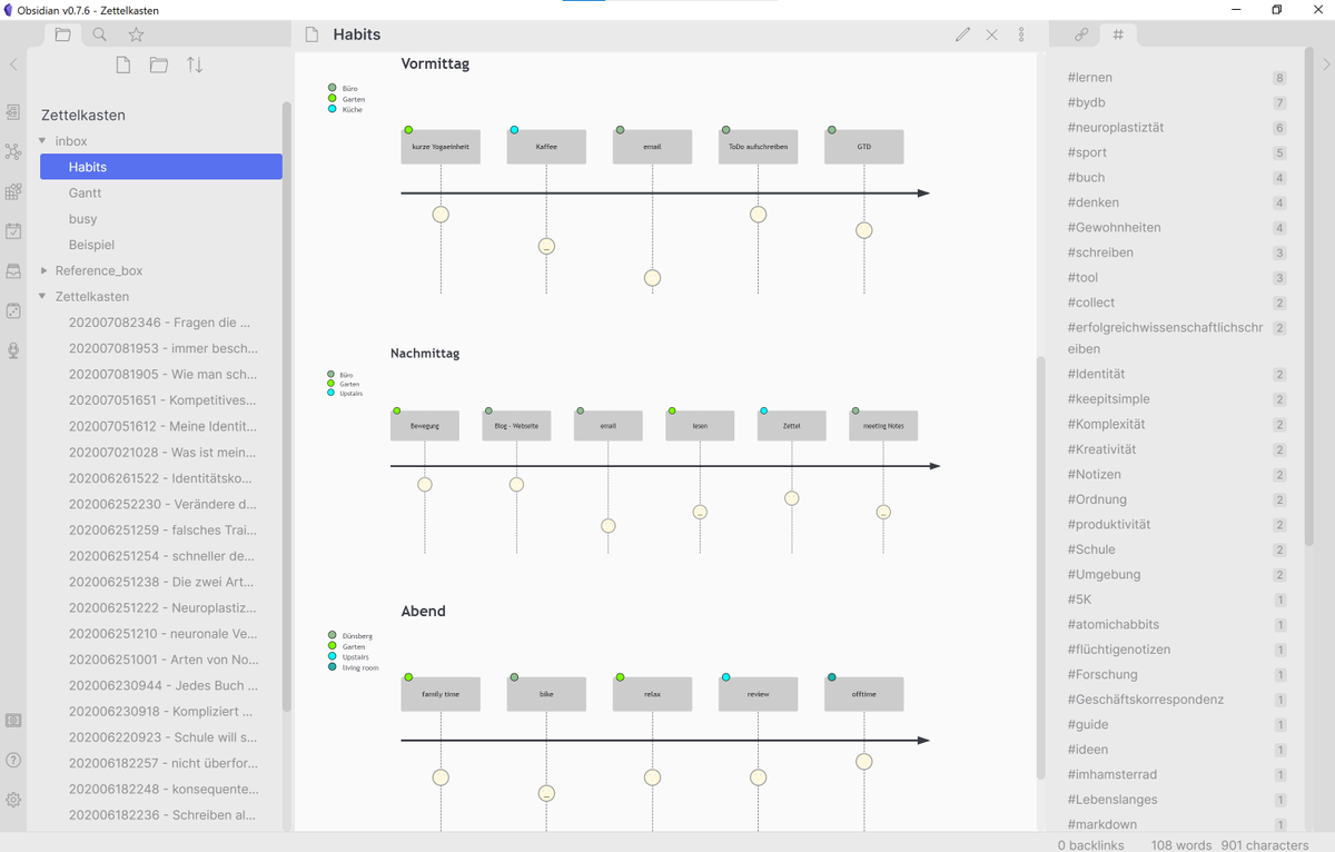 bydb12's tweet photo. made in #ObsidianMD with #mermaid #habits #tracker #zettelkasten #bydb https://t.co/WNjdsx8dYF