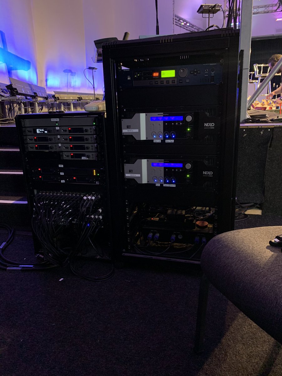 RiverAudioGlos's tweet photo. Main audio racks are all now fitted into Birmingham City Church, now it’s time to do all the SQ6 mixer programming. #allenandheath, #soundsysteminstall, #mixertraining, #churchsoundengineering https://t.co/JNO6PNnqCv