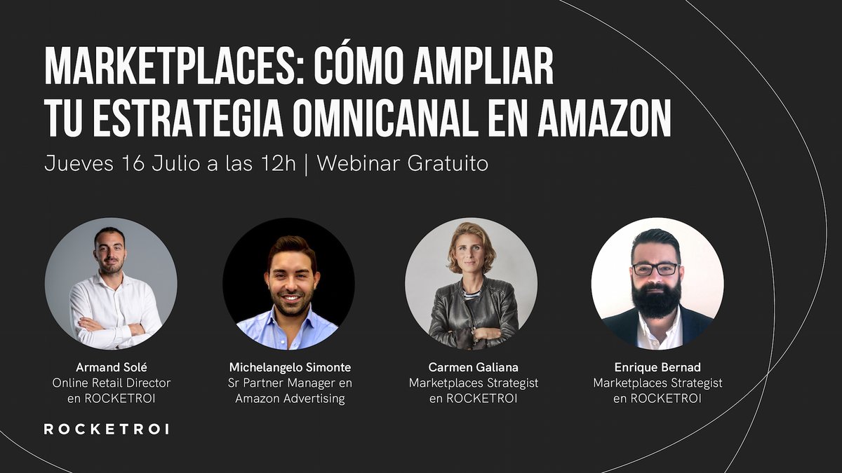 ¿Cómo implementar de forma exitosa una estrategia omnicanal en #Marketplaces e incrementar las ventas de tu negocio? Descúbrelo en nuestro #webinar el Jueves 16 de Julio a las 12h! Apúntate aquí: bit.ly/3feOL24 #Amazonadvertising #omnicanalidad #ecommerce