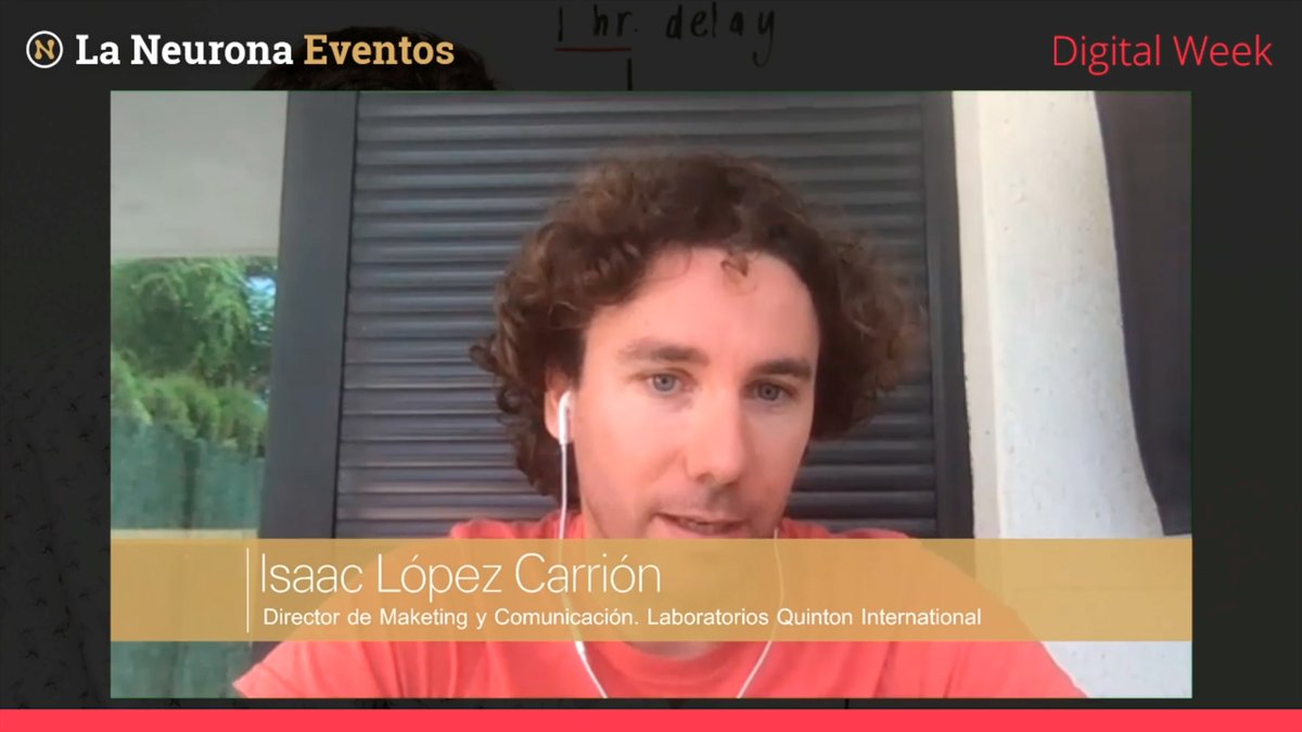 LaNeuronaDW's tweet photo. “La misión de una compañía no es solo la del CEO sino que es responsabilidad de todos y, por tanto, es consensuada por todos los empleados”,  dice @isaac_tri  dircom @quintonbiotech en #DigitalWeek by @LaNeurona_com https://t.co/5BNoX7EvyX