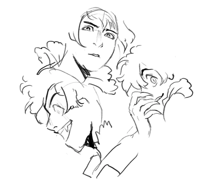 My sketches are really messy and I need to learn that it's okay. 