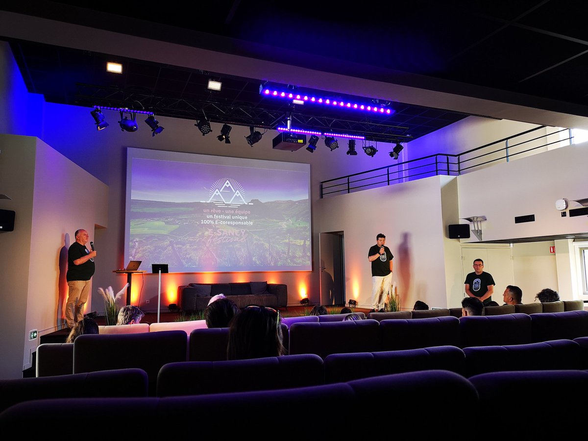 Présentation du <a href="/ESancyfestival/">E-SANCY festival</a> ce matin à <a href="/Turing_22/">Turing22</a>. Un très beau projet nature et familial 🏞️