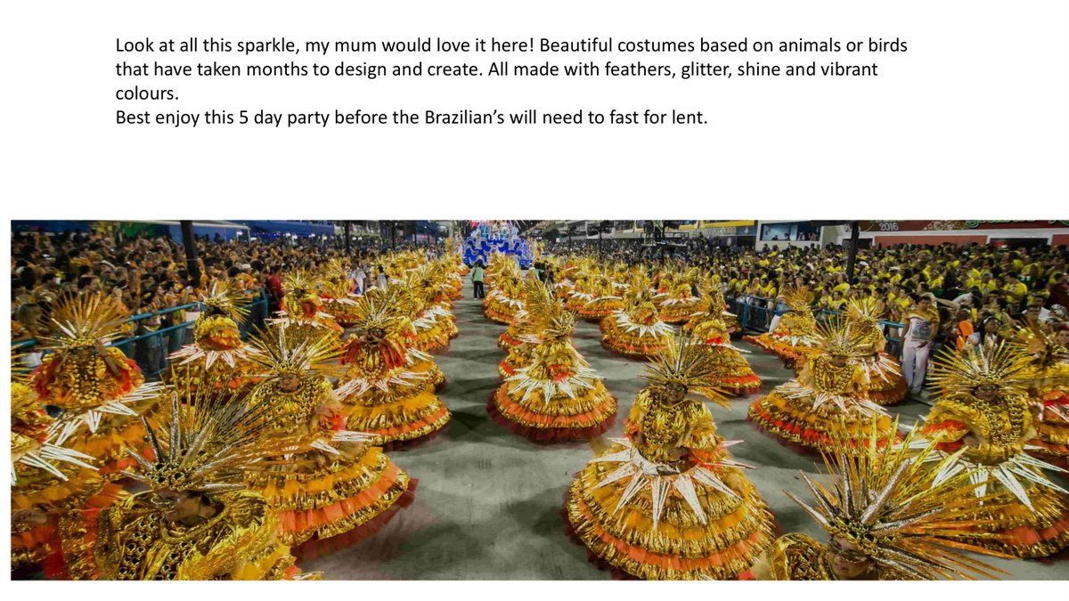 mrs_dossett's tweet photo. A rave in Rio from Ashley as part of our South American project
@AP_Deanery #deaneryprojects #RiodeJaneiro #carnival
๐ฅณ๐ง๐ท https://t.co/r7ujsxkeNz
