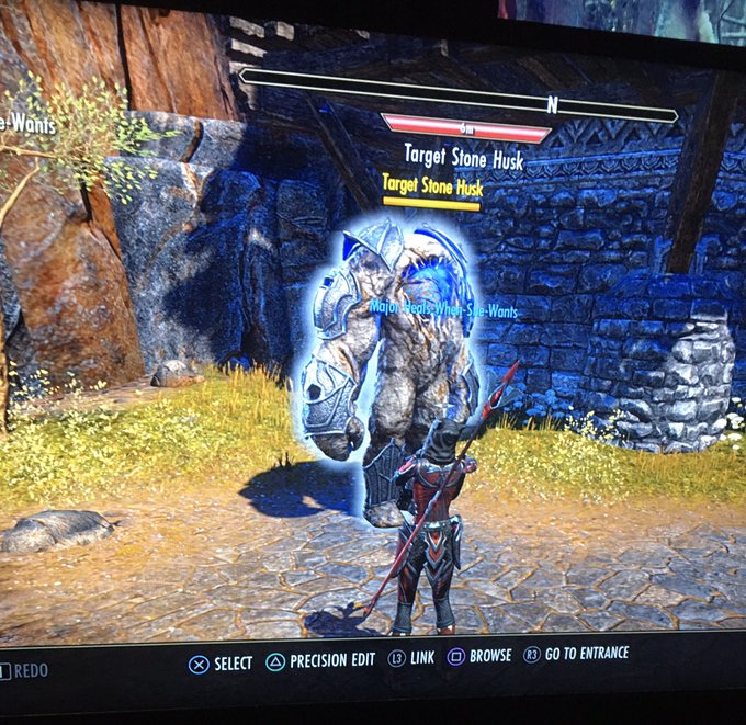 I&rsquo;m proud of this, I got my stone husk target test dummy with 6mil health in eso so I can work on my<a href="/tag/ps4share"class="tags"><span>#ps4share</span></a>