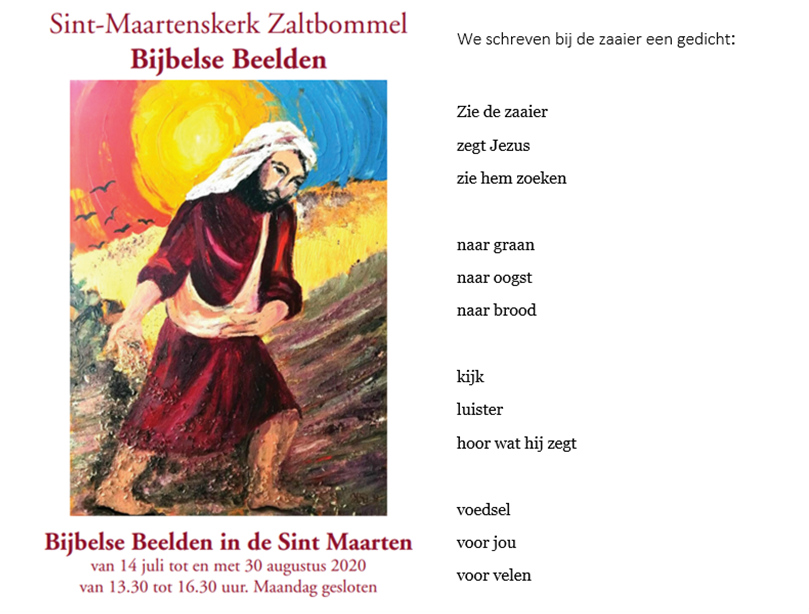 dstrijnie's tweet photo. Vanaf dinsdag prachtige tentoonstelling, zondag 12 juli staat het verhaal bij dit beeld centraal.  Wil je komen? Of juist thuis meevieren?  https://t.co/2oM8kzwTnE https://t.co/A1a8UUHOKG