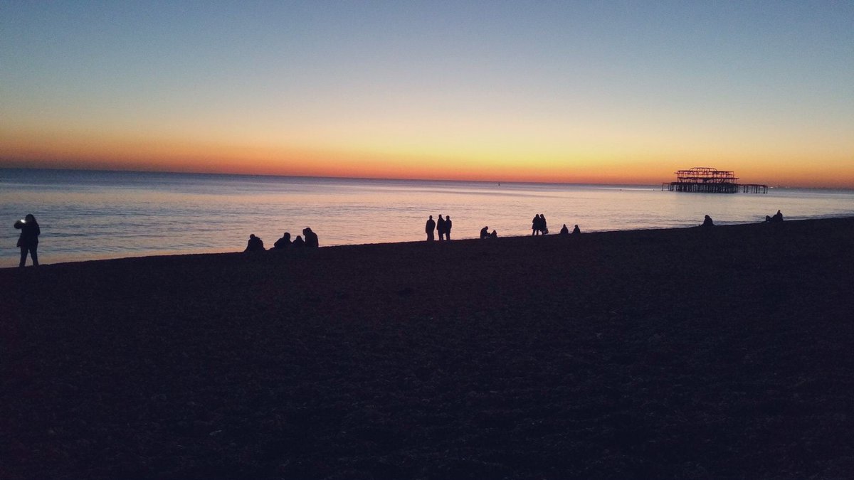 Hove sunset 🌅 

😍❤️