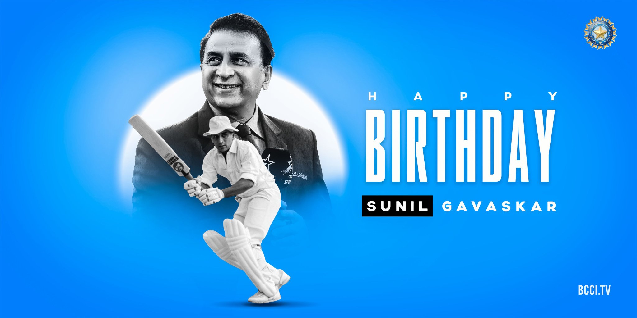 HAPPY BIRTHDAY \"LITTLE MASTER\" SUNIL GAVASKAR LEGEND  . 