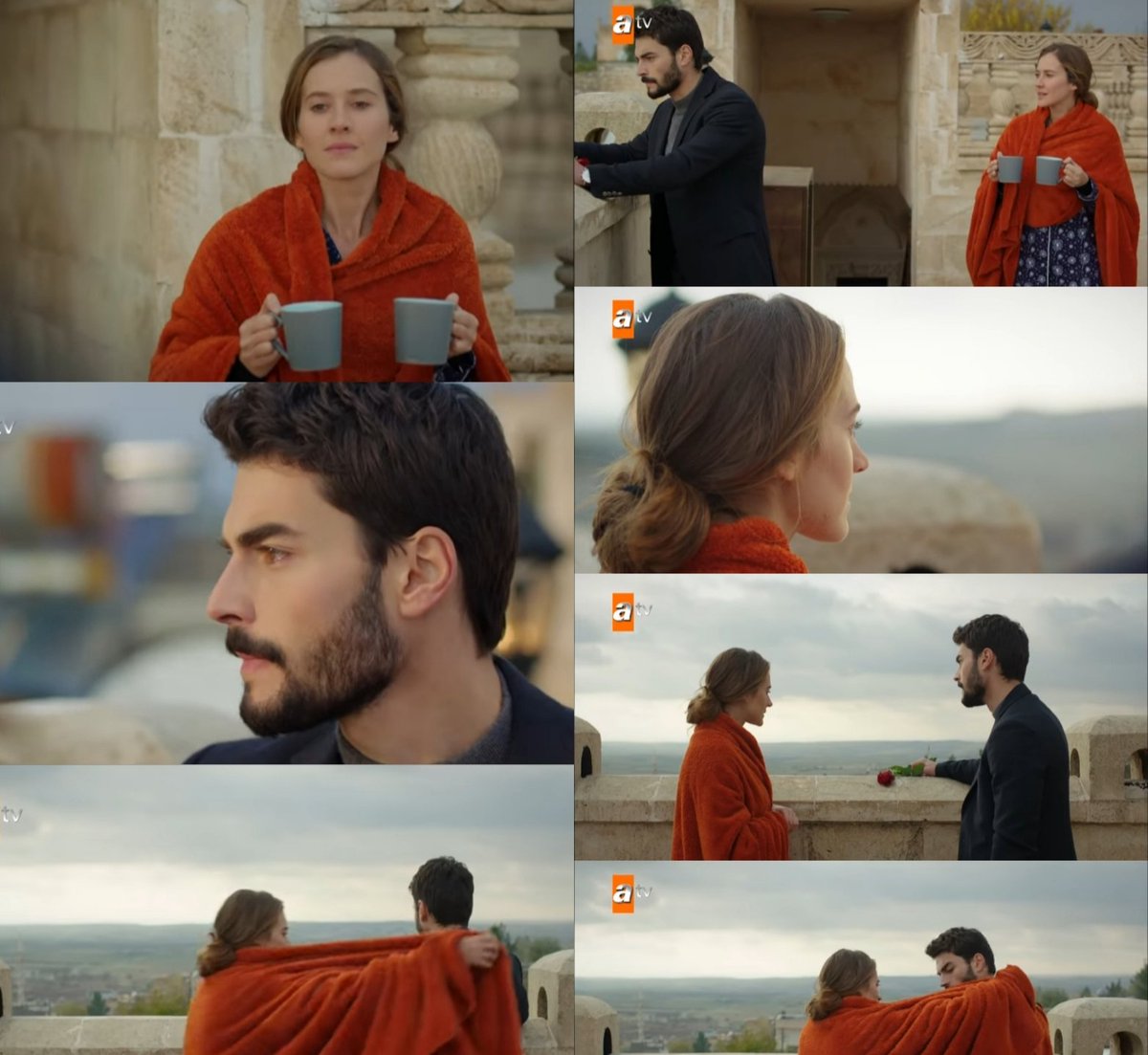 Şu sahne peki kendisi Reyyanı kocasını çalmakla suçlarken o napıyor evli bir adamın üstelik eski kocasının yanına gidip ona yaklaşmaya çalışıyor!!!