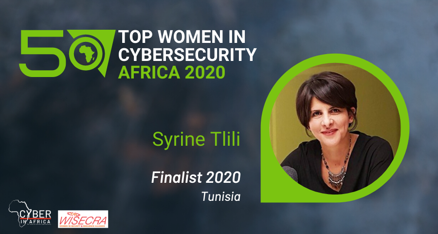 I am a TOP 50 Women in CyberSecurity Africa 2020, <a href="/CyberinAfrica/">Cybersecurity in Africa</a>, 
#CyberinAfrica #Cybersecurity #Africa #Tunisia
